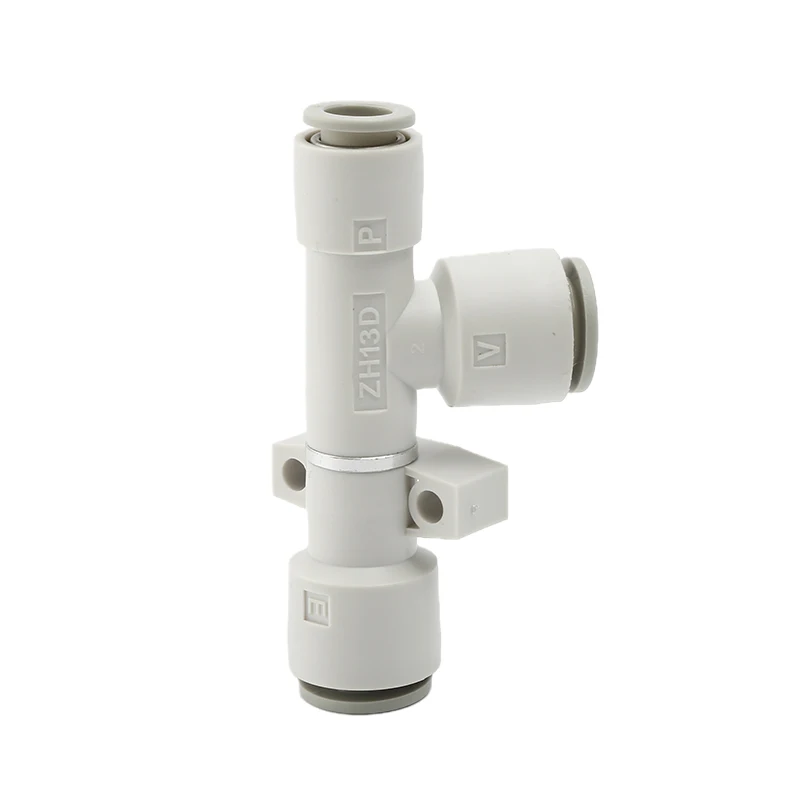 ZH05DL-06-06-08 Pneumatic Vacuum ZH Vacuum Pneumatic Ejector Generator Negative Pressure Vacuum Connector ZH05/07/10/13