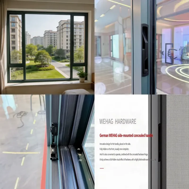 for Custom Color Weather Resistance Powder Coated Aluminum  Tilt Window