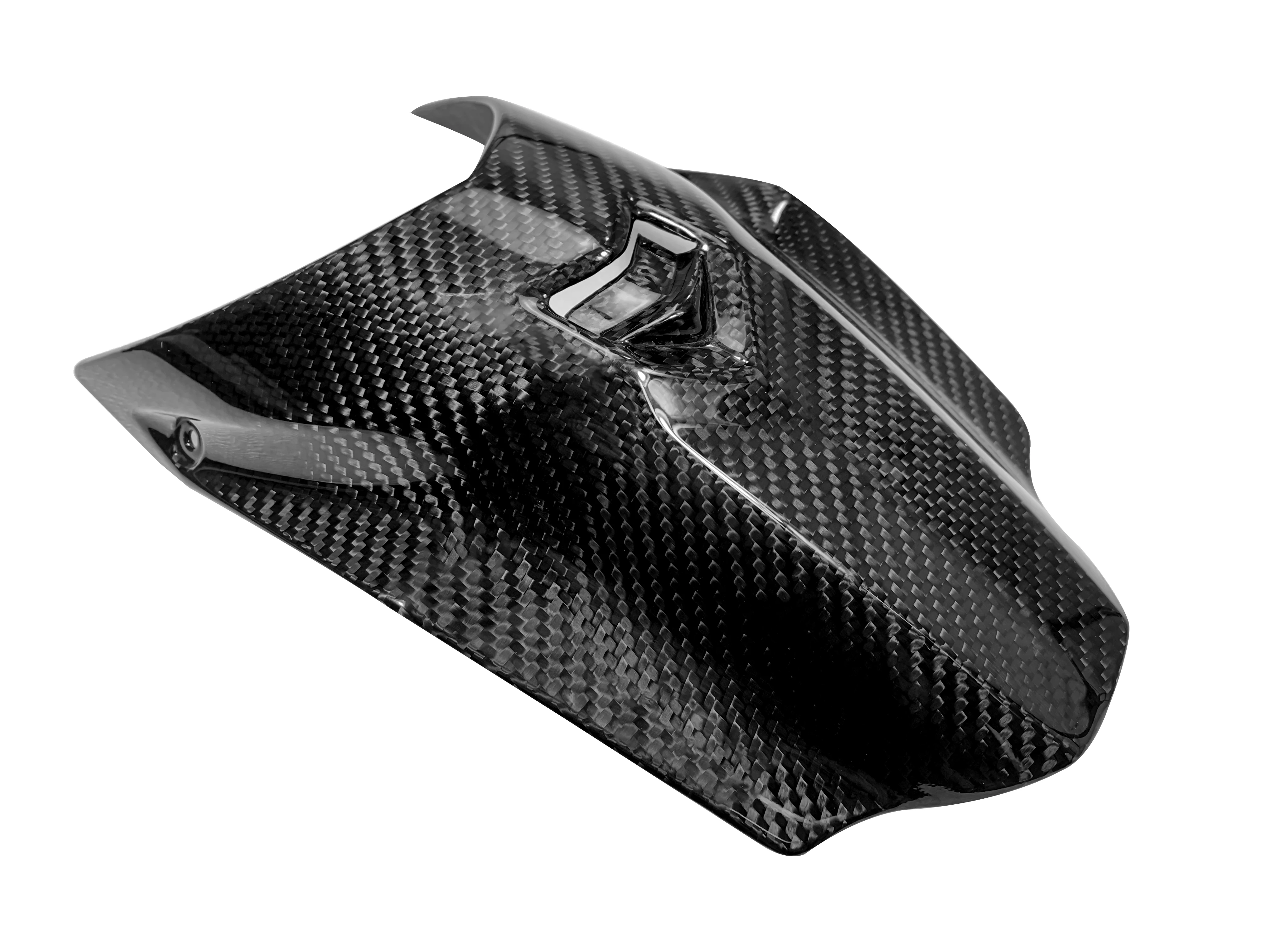

Motorcycle Accessories Front Fender Extension Carbon Fiber 3K Twill Glossy Black Fit for 1250 ADV Models