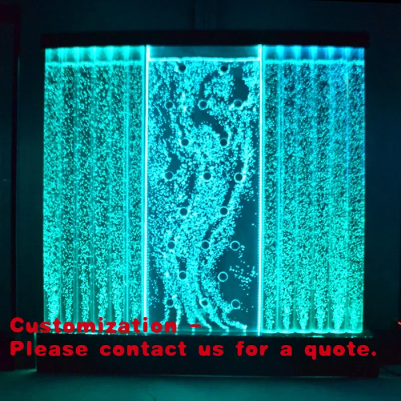 

Customize.Restaurant Room Divider Acrylic Wall Led Light Bubble Screen Room Divider