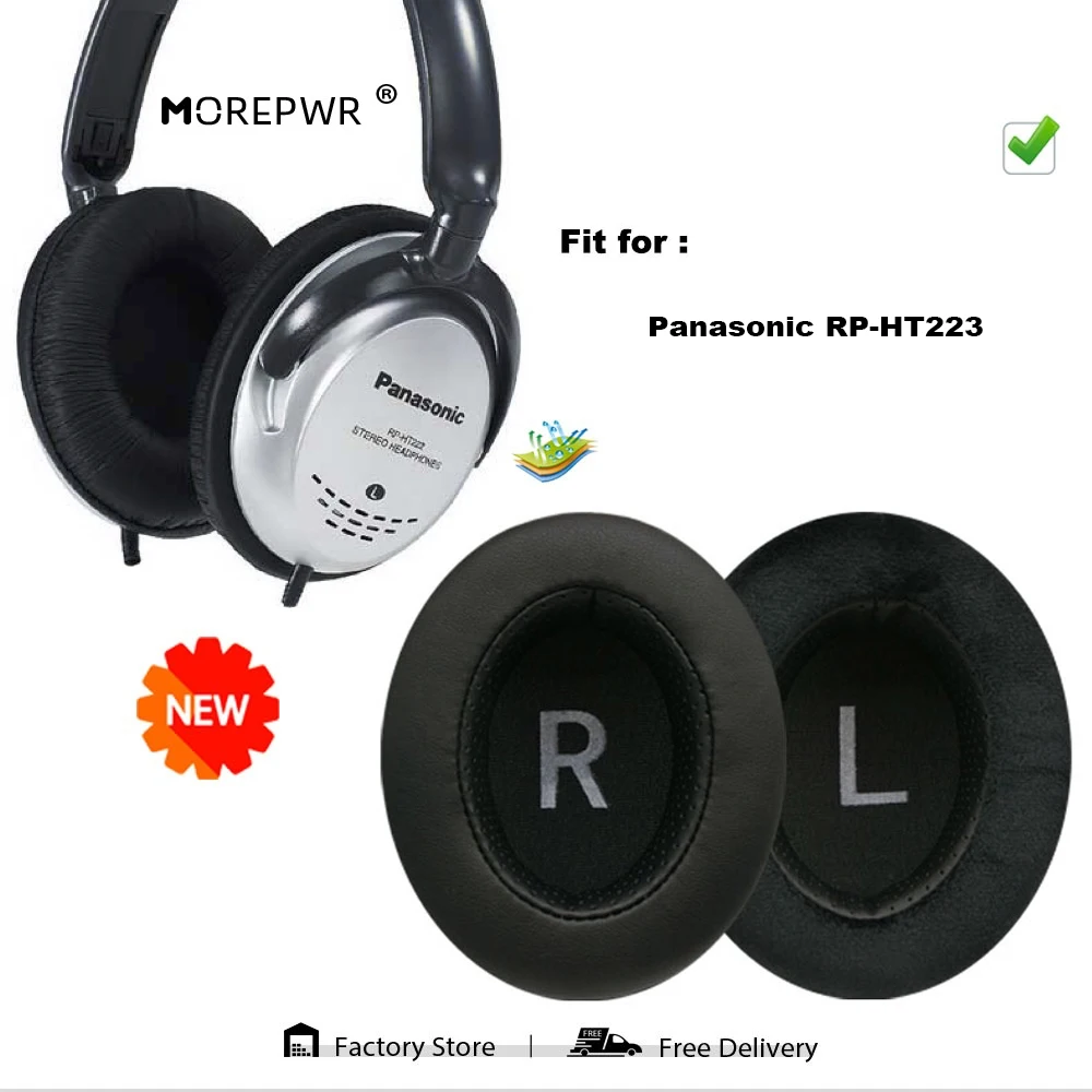 

Morepwr новые обновленные Сменные амбушюры для детской гарнитуры Panasonic, кожаные амбушюры, наушники