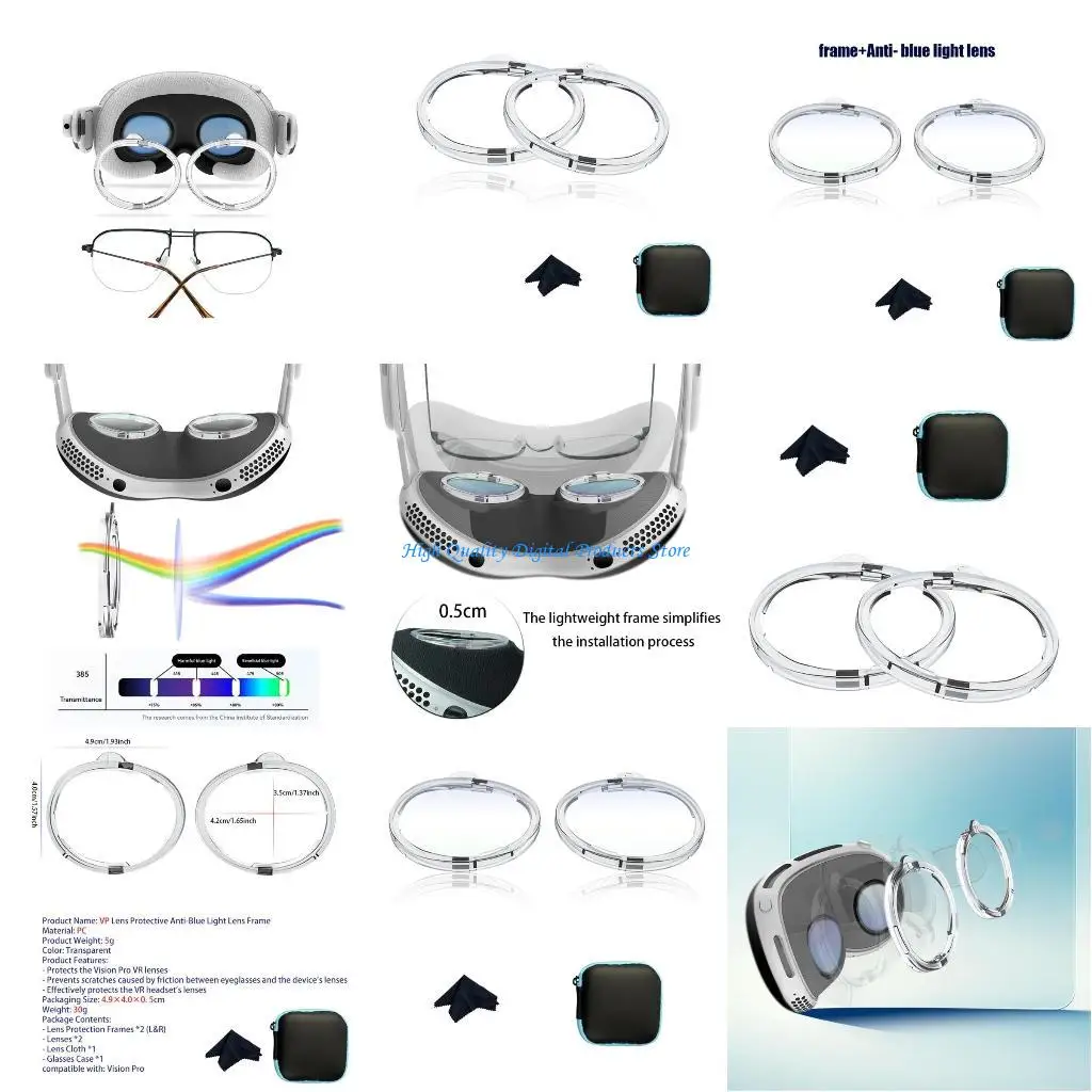 

U2JE Lens Protections Frame for Vision Controllers Headsets 1Piece Installation