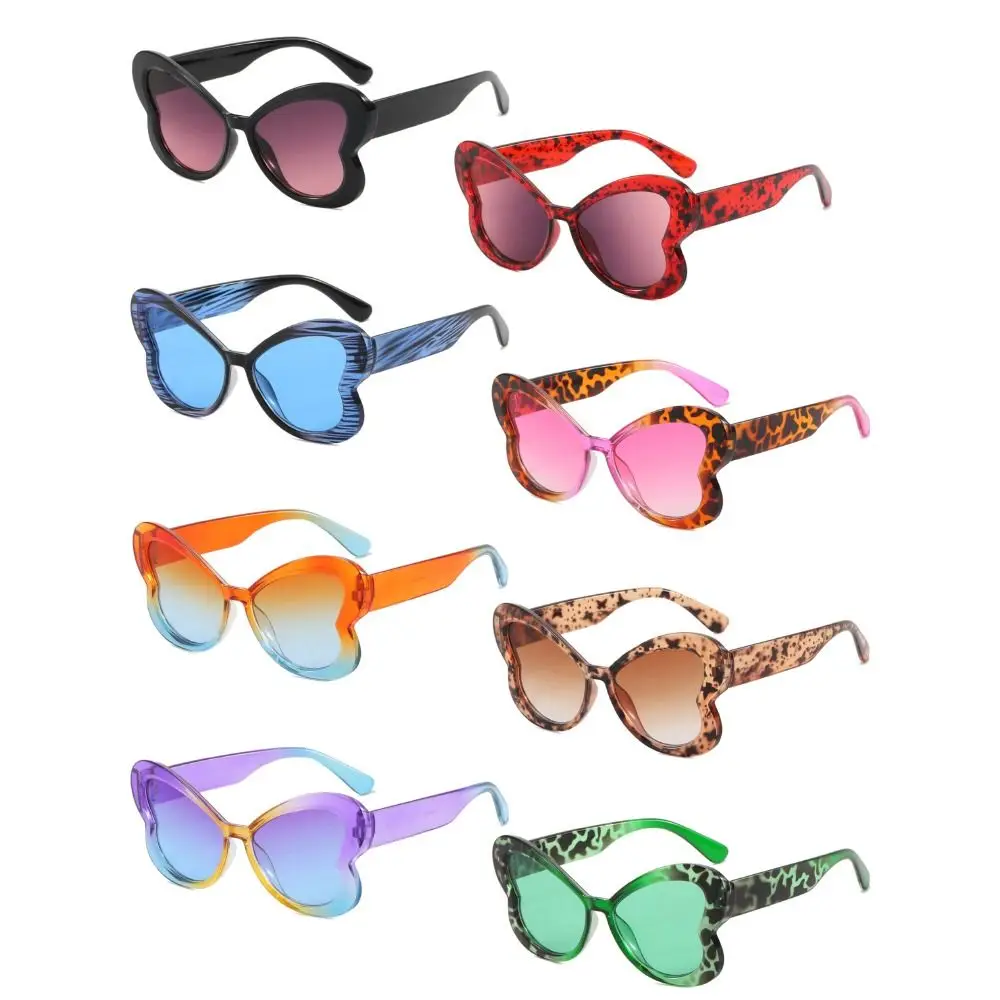 Stylish Candy Color Butterfly Sunglasses Gradient Colorful Women's Cat Eye Sun Glasses UV400 Ladies Party Eyewear