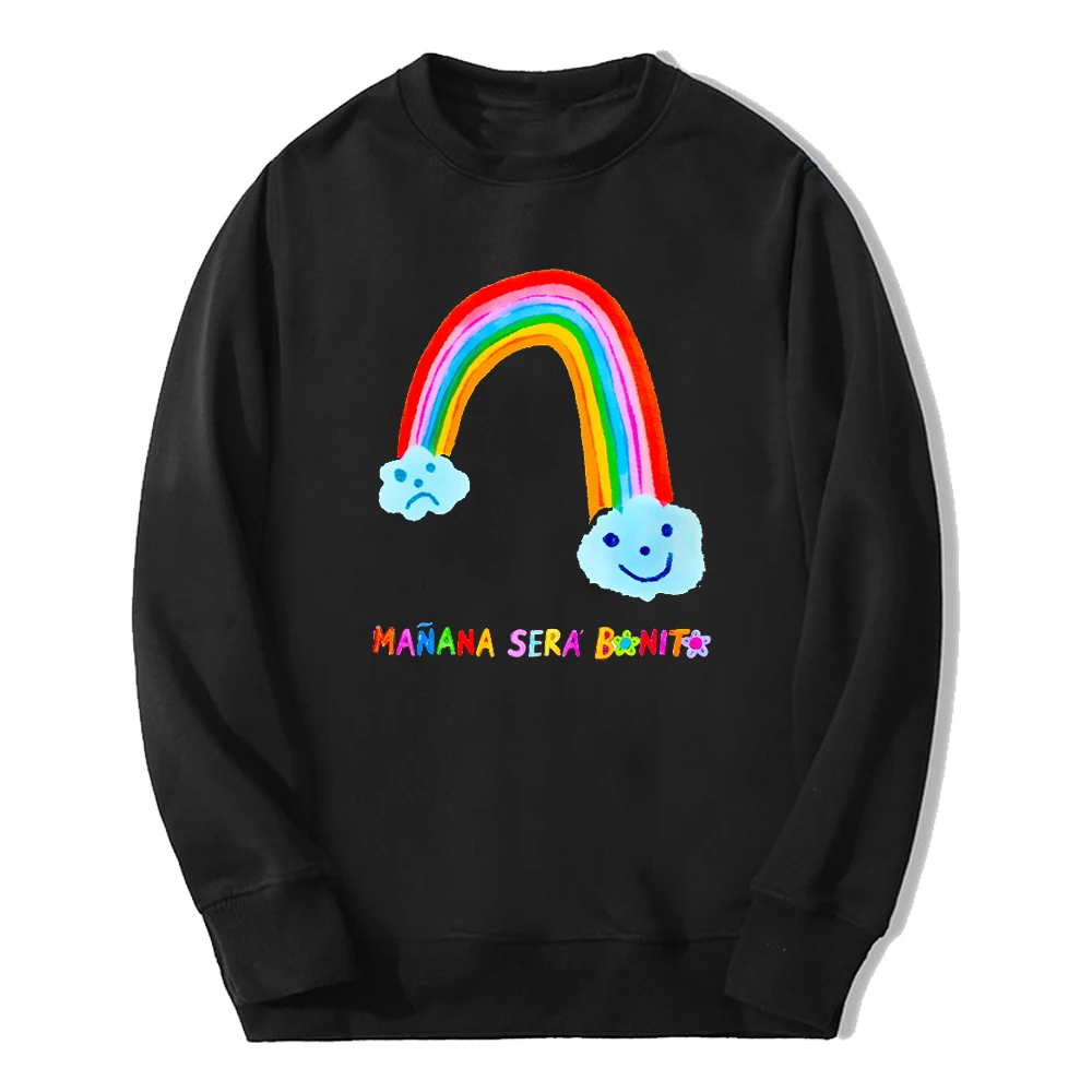 

Karol G Manana Sera Bonito Merch Unisex Crewneck Long Sleeve Sweatshirts 2023 Harajuku Streetwear Women Men's Clothes