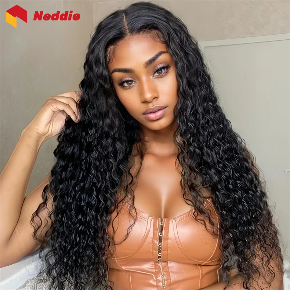 200 Density 13x6 Human Hair Lace Frontal Wigs Curly 100% Brazilian Black Colored Choice Wig for Women Cheap on Sale Clearance