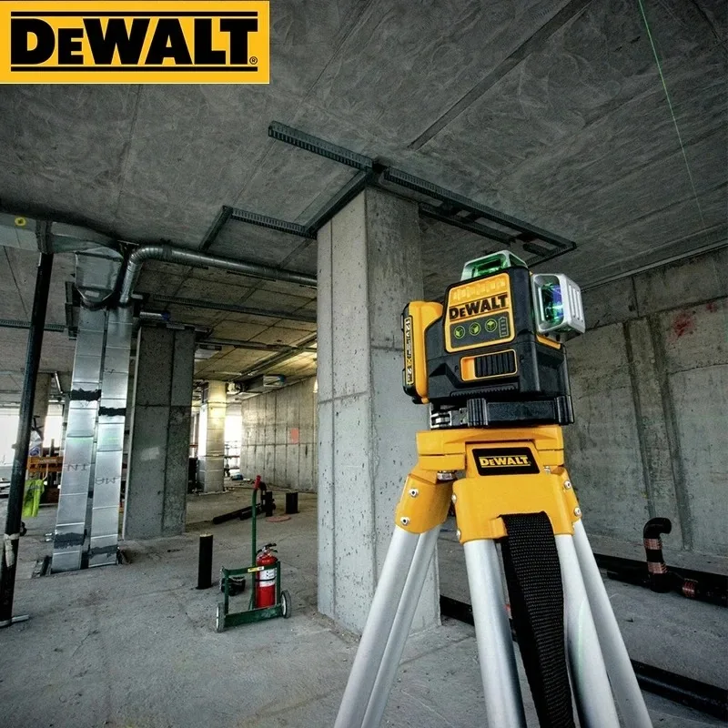 Dewalt Nível Laser Profissional, Linha Feixe Verde, 12V Bateria De Lítio, 360 Horizontal e Vertical Cruz, Ferramentas Ao Ar Livre, DW089LG