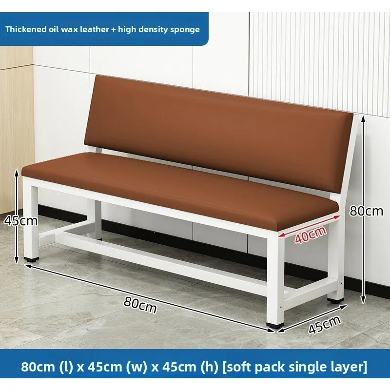Sofa Chair Backrest Gym Resting Area Dining Chair Bench Hospital Row Infusion Chair