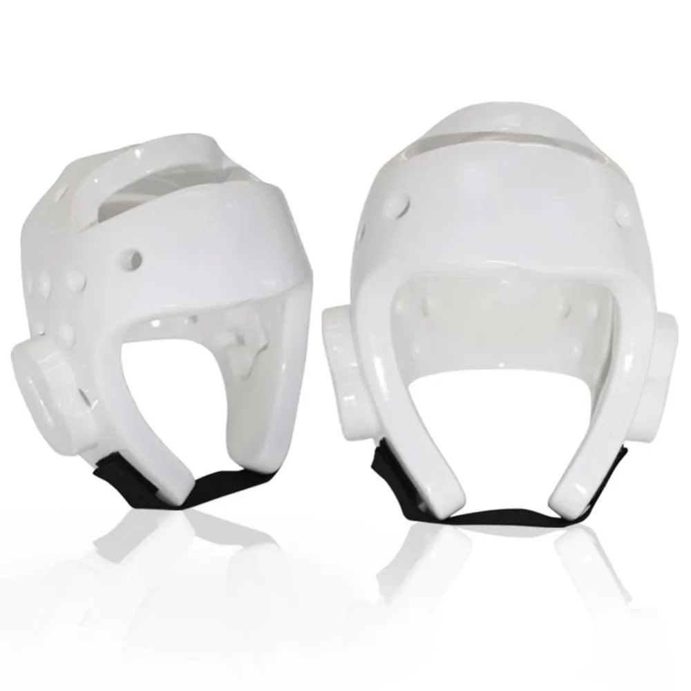 Professional Taekwondo White Helmet Muay Thai Sanda Karate Free Combat Training Tools Sports Equipment