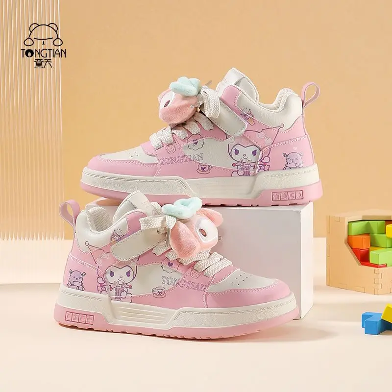 

Girls Hot Selling Sneakers Anti-Slip Casual Shoes New Style Anime Sports Shoes Kids Snow Boots Child Soft Bottom Casual Shoes