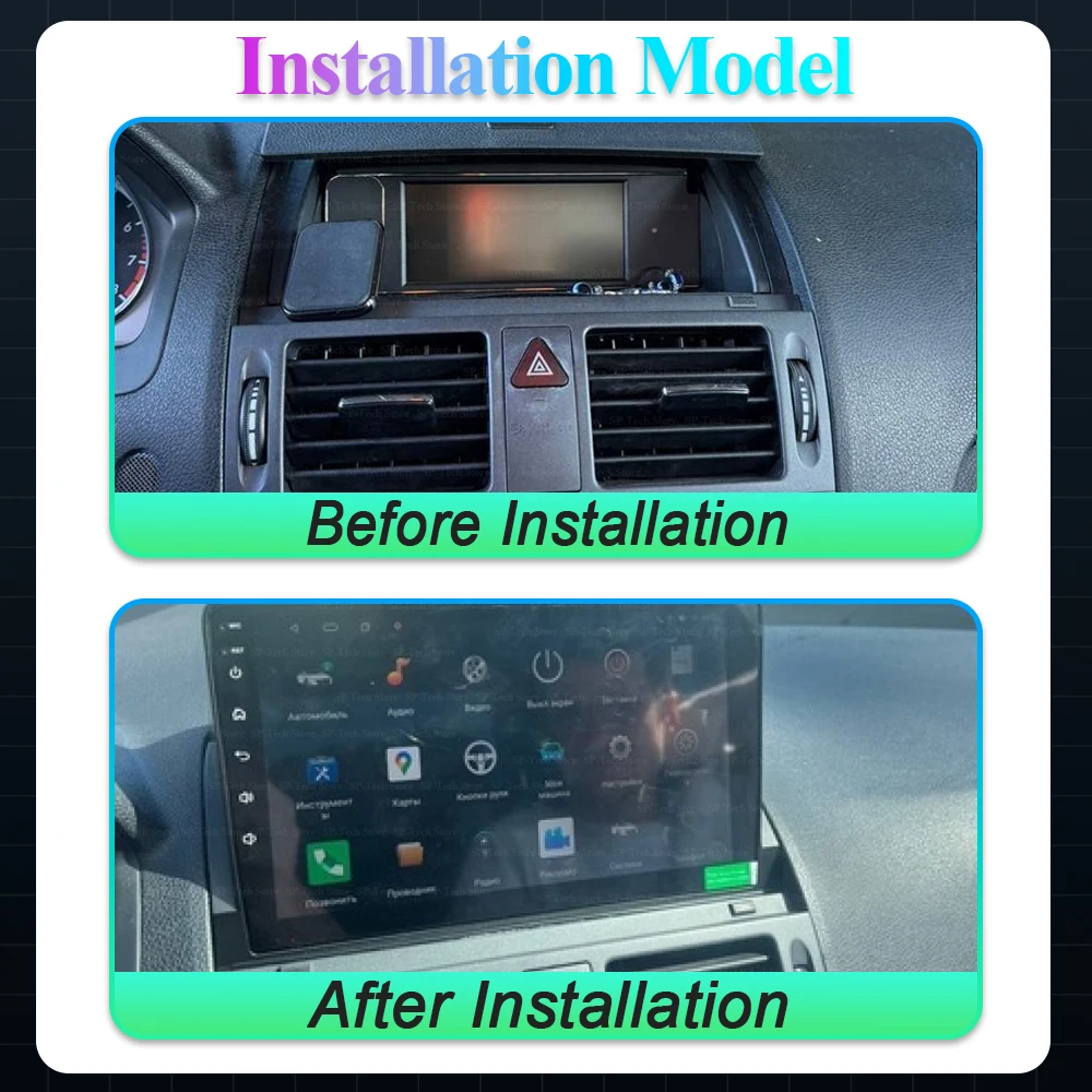 Android 16 For Mercedes Benz C Class 3 W204 S204 2006-2011 Car Radio Multimedia Video Player Gps navigation Mirror Link 2din 5g