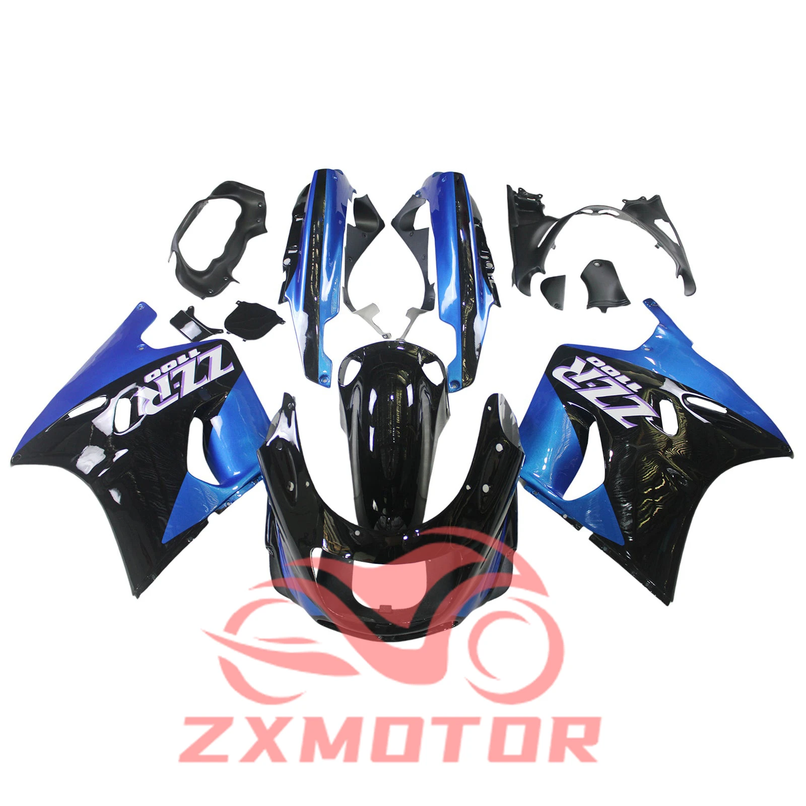 For KAWASAKI ZZR1100 1993-2000 2001 2002 2003 Fairing Kit ZZR 1100 93 94 95 96 97 98 99 00 01 02 03 Motorcycle Fairings