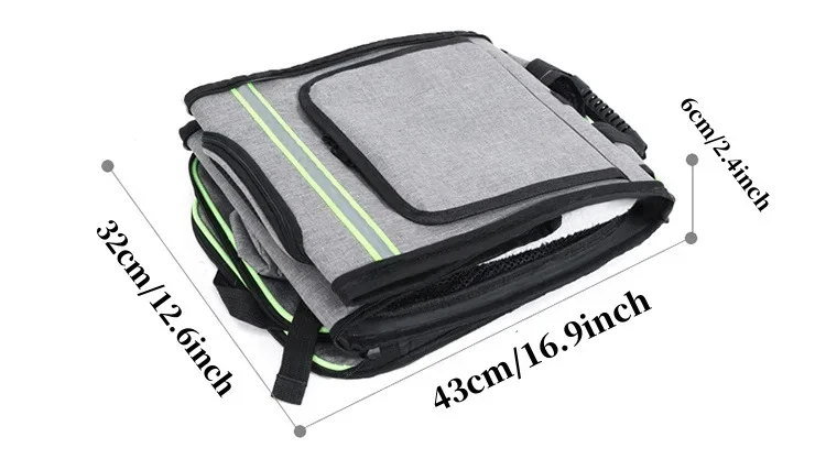 Katzen- und Hunderucksack, erweiterbar, groß, tragbar, atmungsaktiv, mit Vorderöffnung, Netzfenster und Taschen – Detail 5