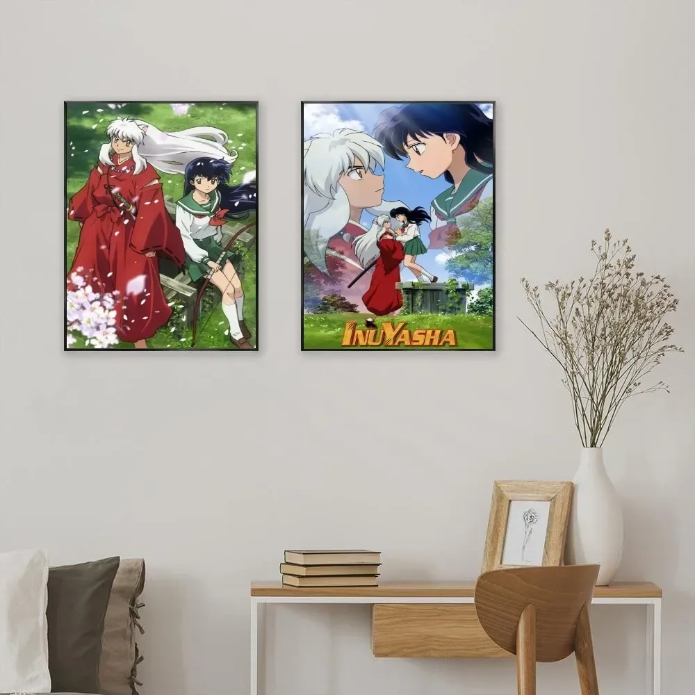 Inuyasha Anime Poster Decorative Painting Bedroom Bedside Wall Sticker Living Room Restaurant Cafe Entrance Mural