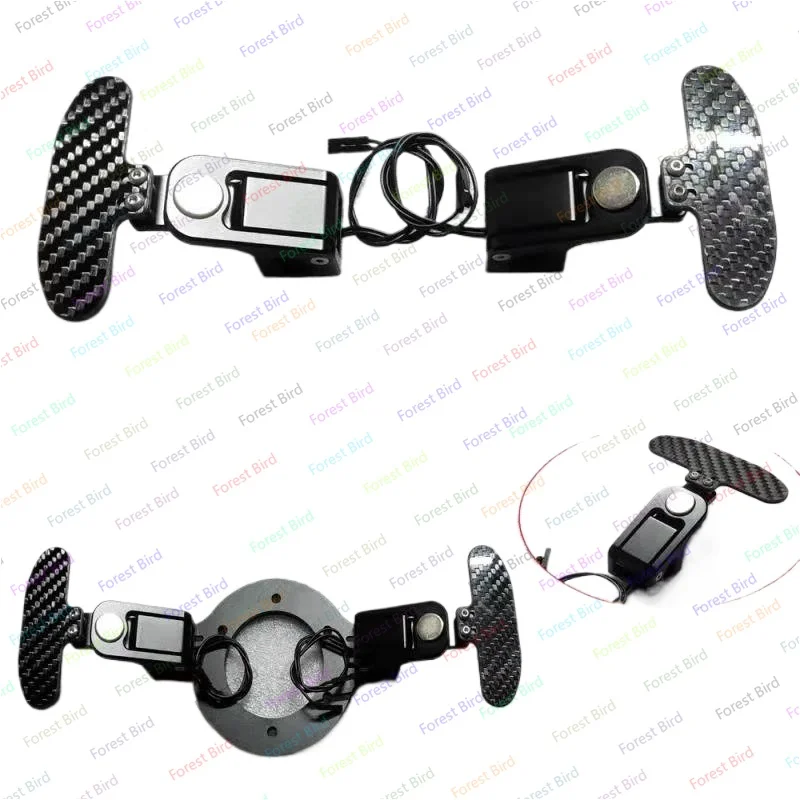

Carbon Fiber Magnetic Paddles Racing Simulation Steering Wheel Shift Paddles For Logitech 923 G29 G27 G25 G920 For Thrustmaster