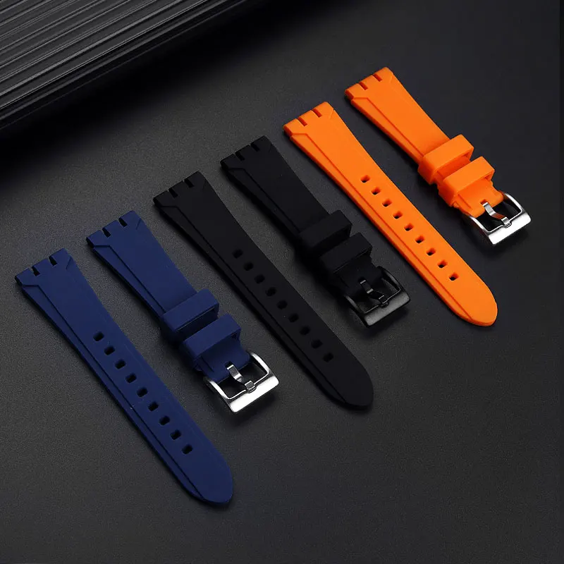 防水シリコンストラップ,スワッチ,時計アクセサリー,19mm, 21mm,yvs496,495,yvs400,yvs401シリーズ