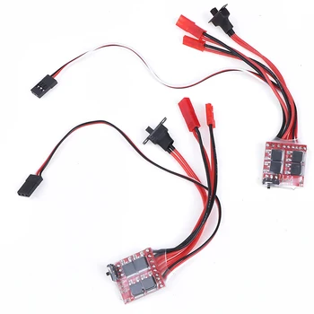 양방향 320A 7.2V 20T 브러시 전기 속도 컨트롤러 ESC, 방열판 포함, 1/10 RC 자동차 보트 HSP Wltoys Tamiya N10040 