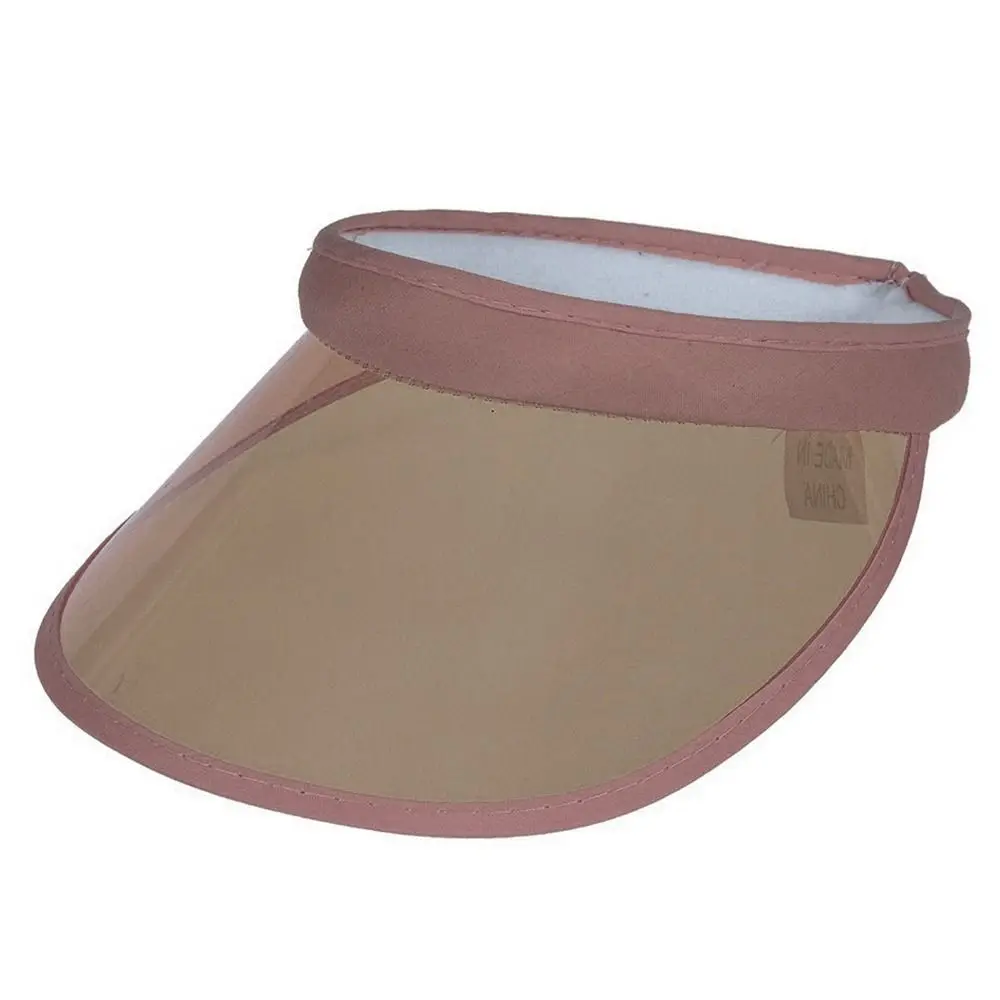 Plastic Transparent Women Men Summer Baseball Hat Anti-UV Sunshade Hat Visor Caps Bicycle Sun Hat