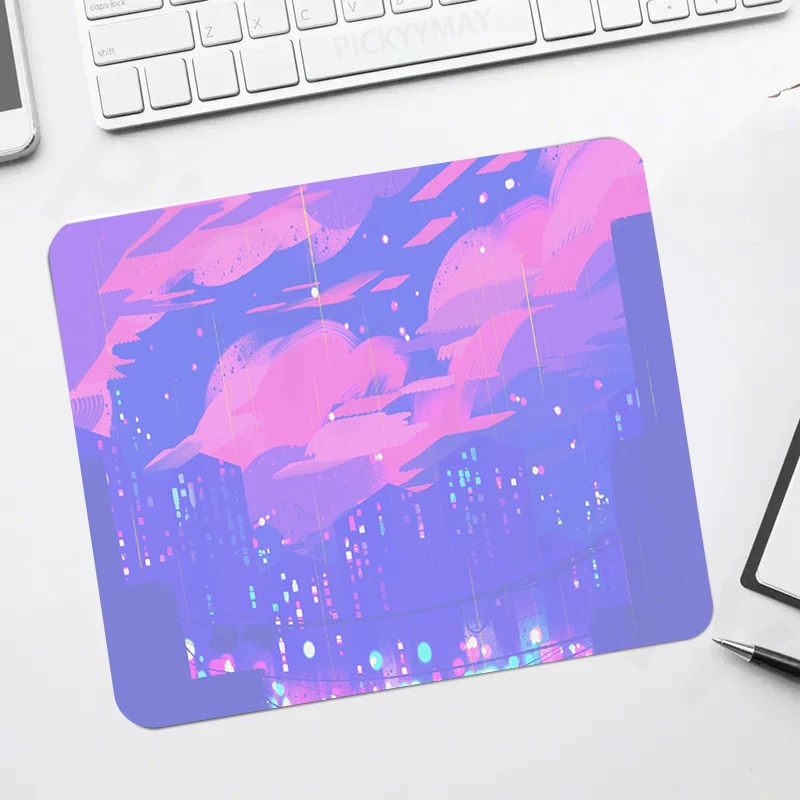 

Landscape Gaming Mousepads Sailor Moon Mouse Pad Computer Mousepad Mouse Mat Pink Desk Pads For PC Keyboard Mats Table Rug