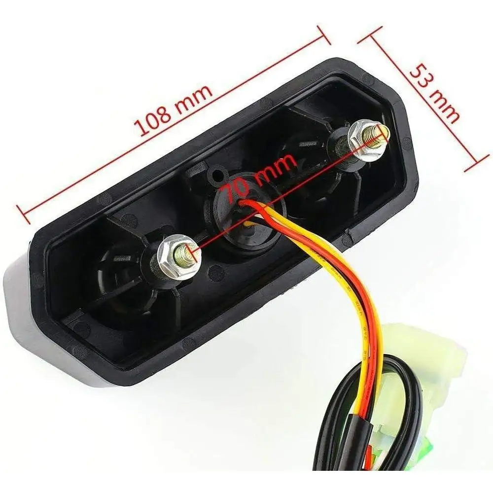 Motorcycle LED Tail Light with Turn Signals Rear Brake Stop Light for 2014-2018 Honda Grom MSX 125 SF CBR650F CTX700 CTX700N