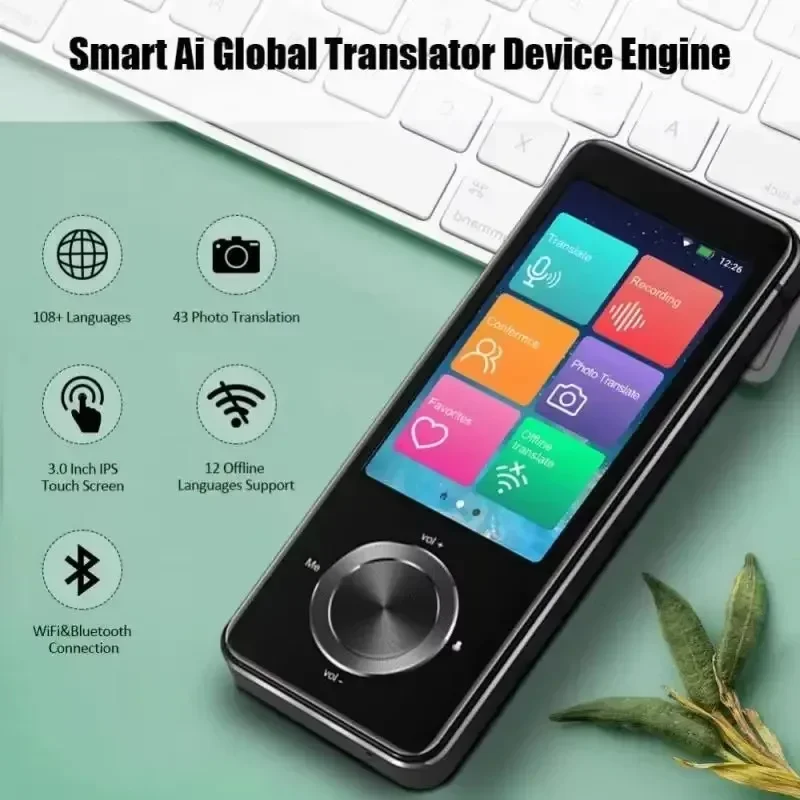 

M9 Intelligent Voice Translation Portable Language In Real-time Smart Translator Support 137 Languages Intelligent Translator
