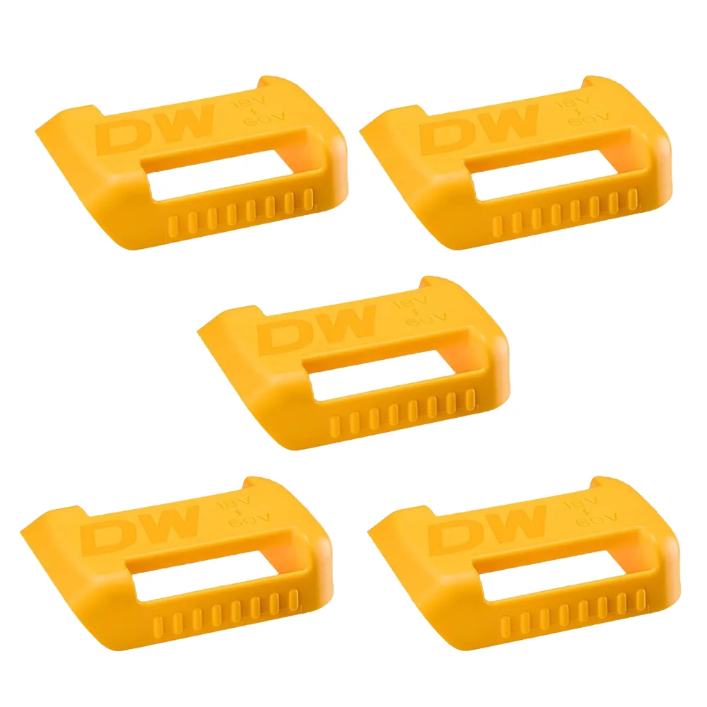 5 Pcs Battery Storage Battery Case Battery Holder Rack Holder Case for Makita For Bosch For Dewalt For Milwaukee 18V Devices