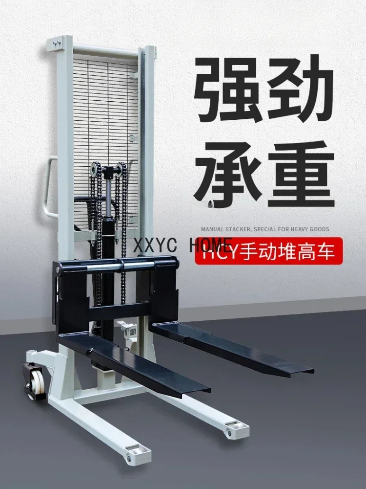 Manual Stacker Lift Truck Small Hydraulic Loading Truck Stacker