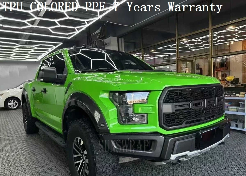 

TPU Crystal Lizard Green TPU PPF Color Change Paint Protection Film Wrap Scratch Resistant Self Healing Flexible 7 Year Warranty