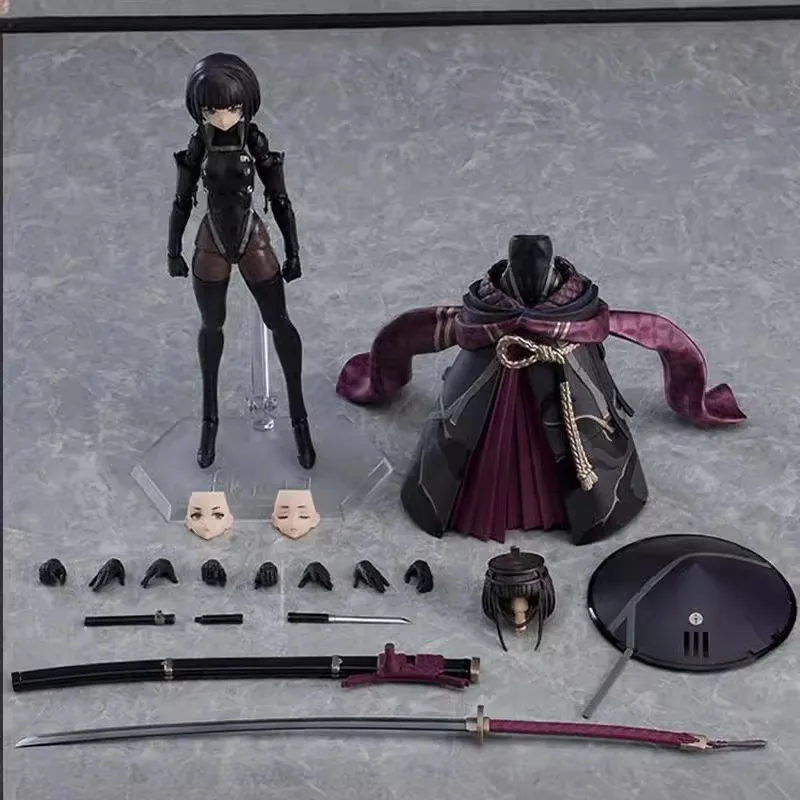 

Figma 549 Ronin Mecha Girl Deluxe Version Articulated Action Figure With Interchangeable Parts Collectible Anime Model Decoratio