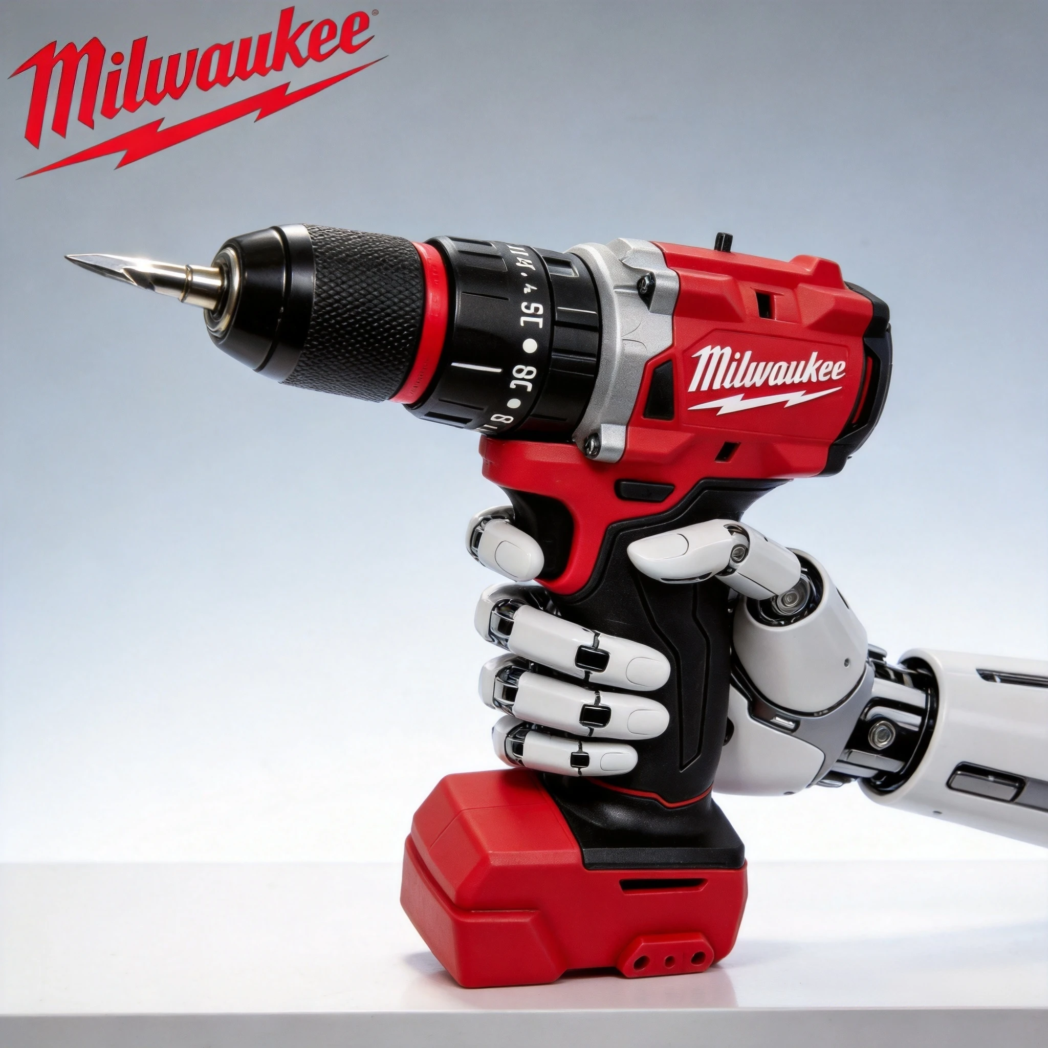 For Milwaukee 18V Battery Brushless Electric Drill Torque Cordless Impact Drill Hammer Multifunctional Power Tools