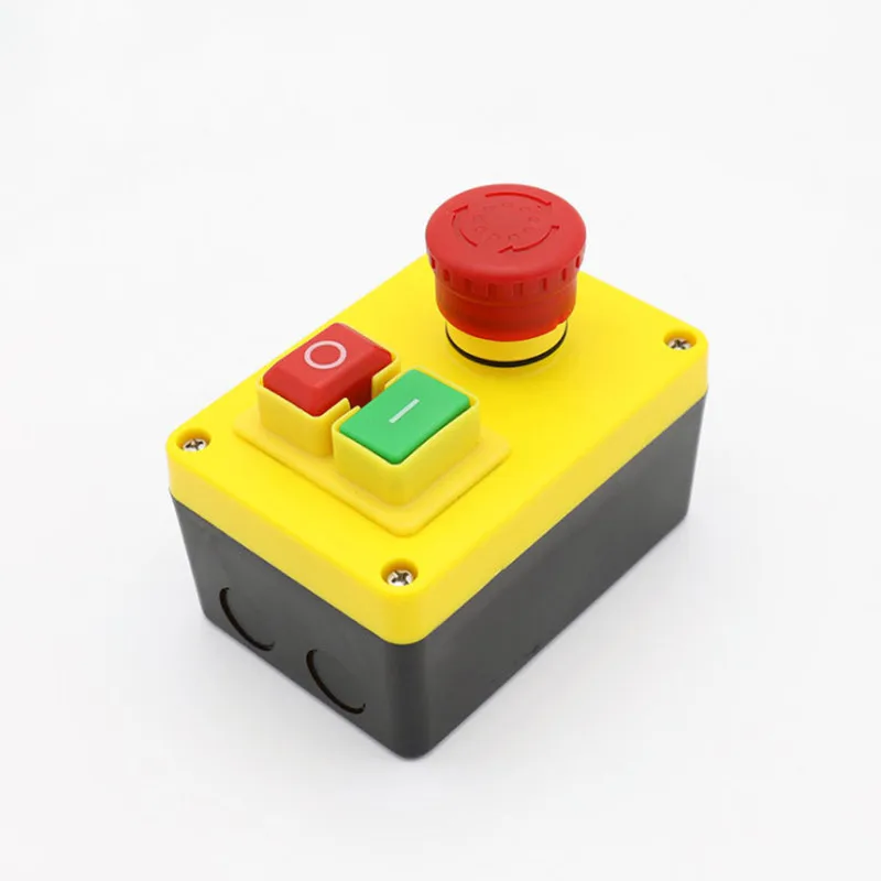 

KJD17D-2 250V 16A Electromagnetic Push Button Switch Emergency stop Switches for Electric Tools and Machine Tool Equipment