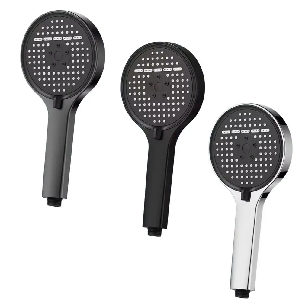 

Plastic Shower Head Large Panel 6 Mode Adjustable Super Powerful Shower Head High-pressure Easy Install Shower Spray Nozzle