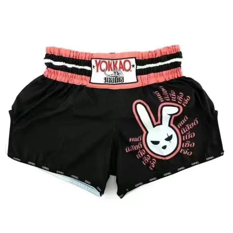 Quick-Drying Fighting Training Fighting Professional Shorts Custom Boxing Training Wear Muay Thai Shorts YOKKAO