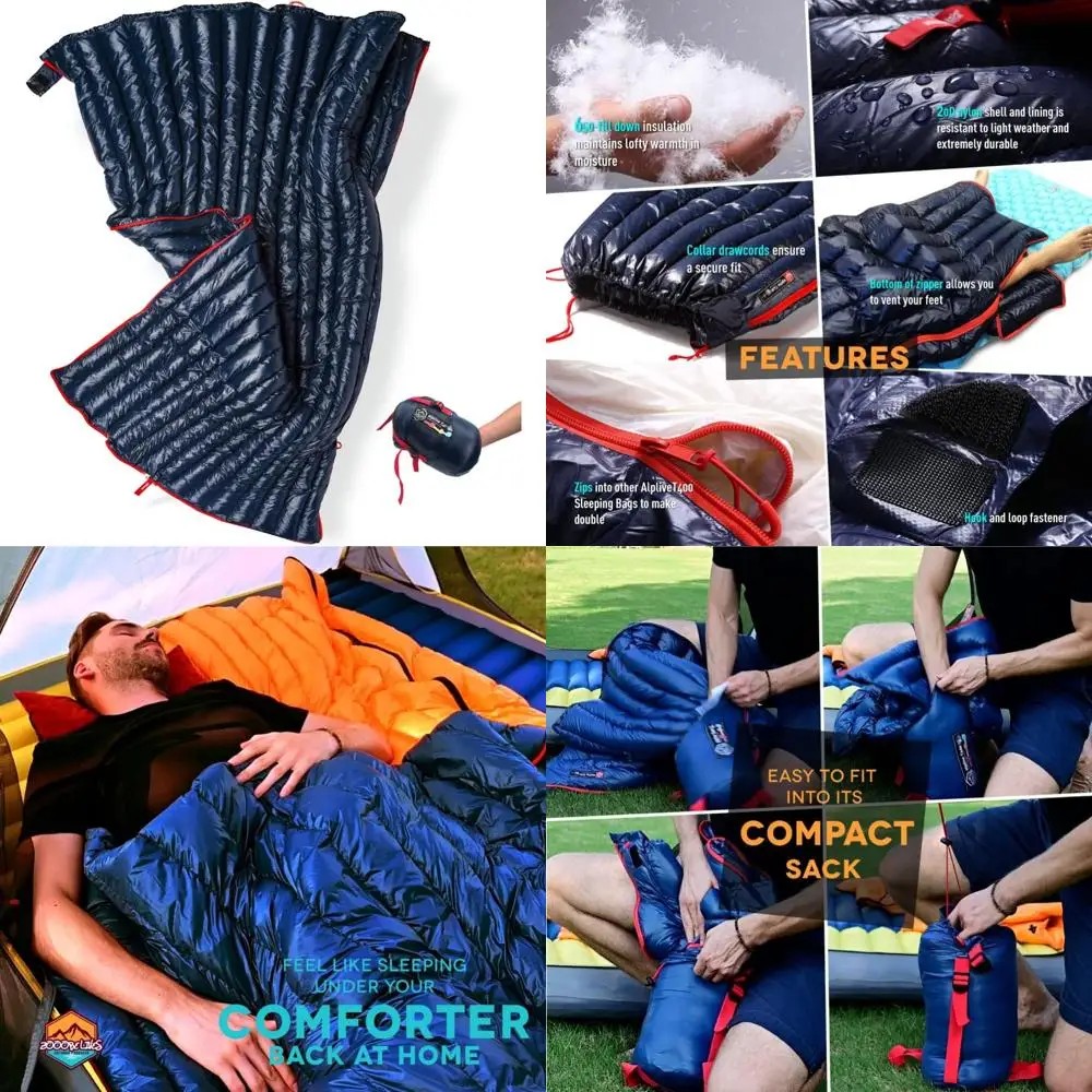 

Сверхлегкий компактный спальный мешок с заполнением 650 для пеших прогулок — вес 32–50 футов, 27 унций, стиль конверта