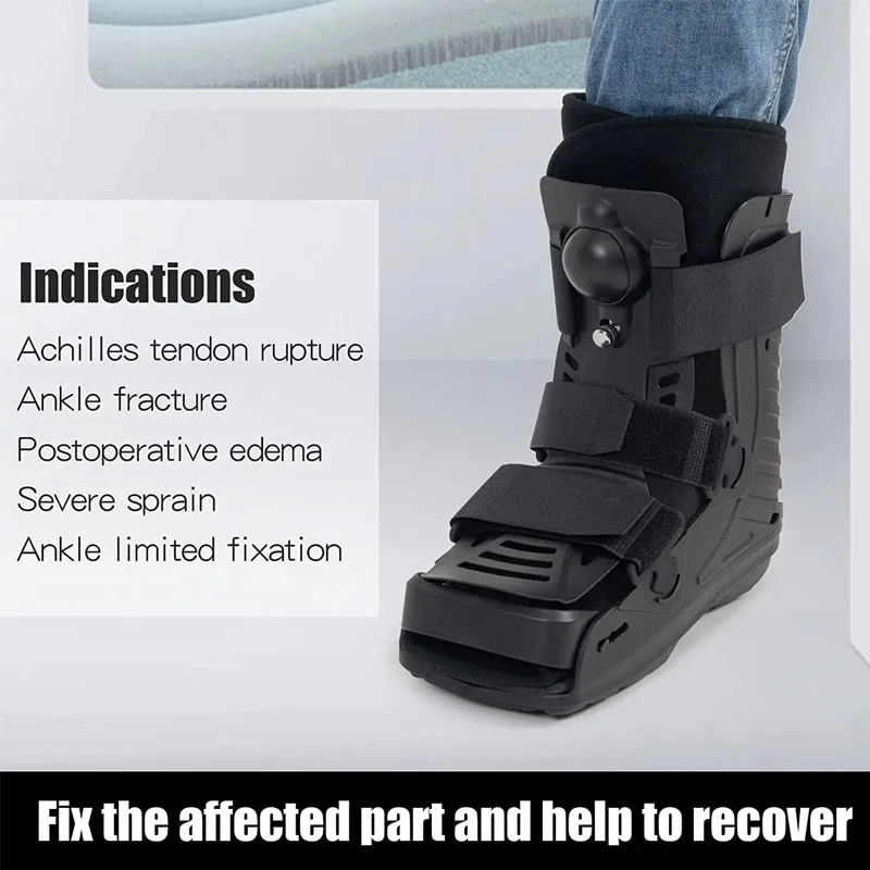 Air Cam Walker Fracture Boot-Short Orthopaedic Boot-For Foot Fracture Ankle Sprain Rehabilitation Walker Brace