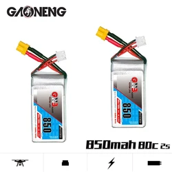 GNB 2S 7.4V 80C 850mAh Max160C Lipo Battery XT30U-F Plug For FPV Racing Drone Micro Quadcopter Helicopter RC parts 7.4V Battery