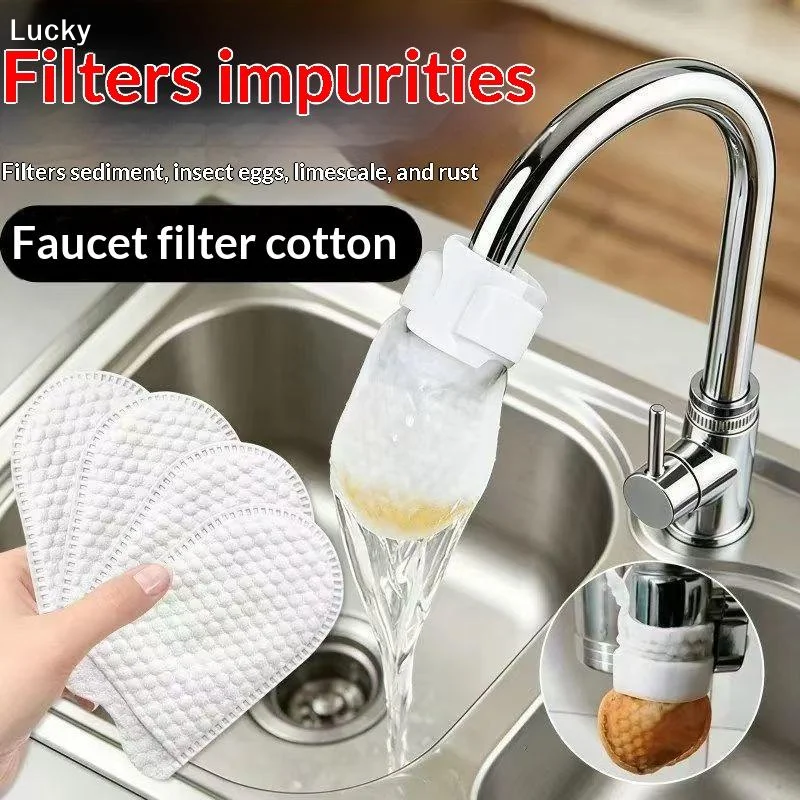 Nylon Mesh Water Filter Bag For Faucet Rust Impurity Removal Kitchen Bathroom Sink Purification AccessoriesLivable Decoration