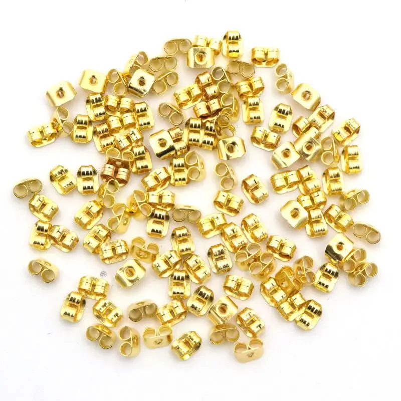 150PCS Butterfly Scrolls Metal Hooks Earring Backs Stoppers For Diy Jewelry Making Findings Accessories Wholesale Supply