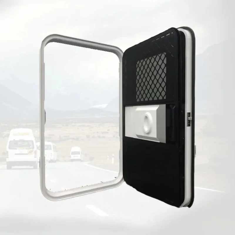 Factory Direct Sale RV Acrylic Glass Teardrop Door With Enhanced Insulation For Energy Efficiency RV Teardrop Door