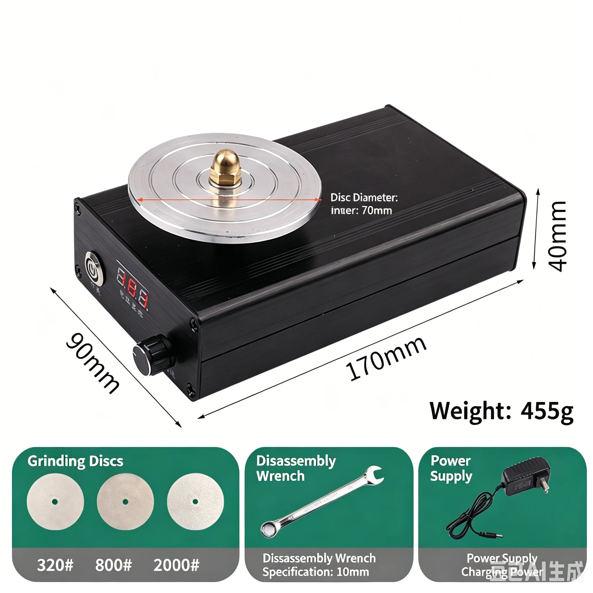

Household Small Electric Sharpening Grinder Machine High Precision Nuclear Carving Knife Head Sharpener Rechargeable Dental Mach
