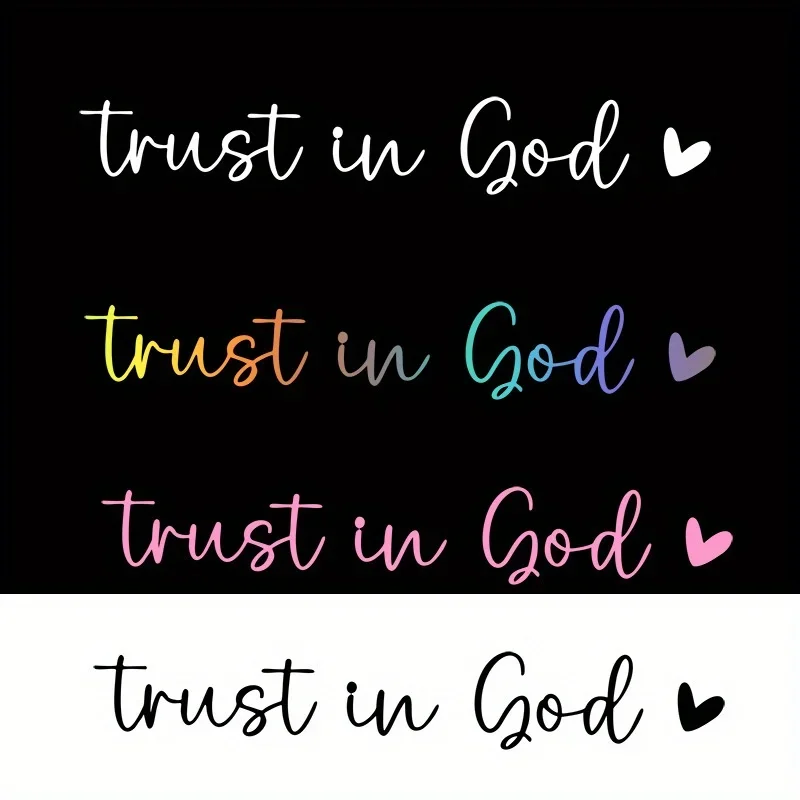 Christian Faith Sticker Set 4PCS 
