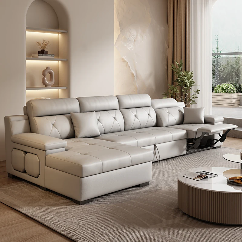 

Light Blue Electric Recliner Sofas Designer White Italian Quality Living Room Sofas Modern Luxury Divano Soggiorno Furniture