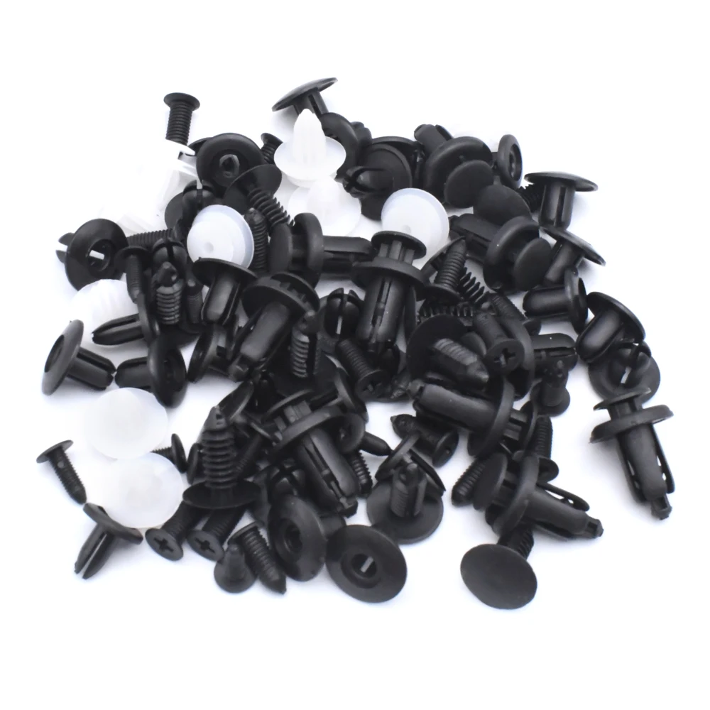 60pcs Auto Fastener Clip Mixed Car Body Push Retainer Pins Rivet for Renault Megane 2 Clio Duster Fluence Captur Logan Kadjar