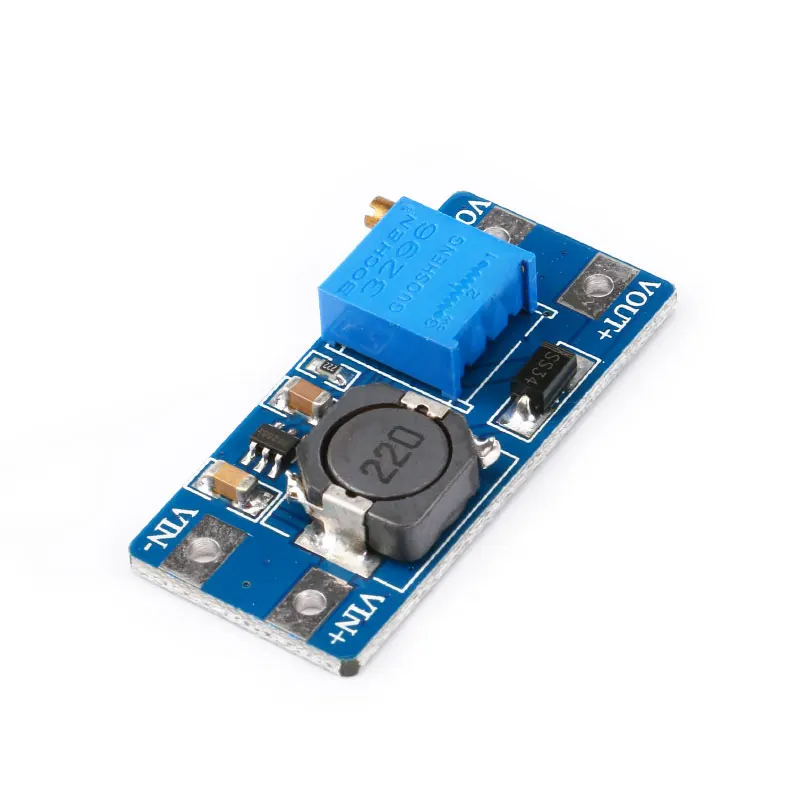 10 adet/1 adet MT3608 DC-DC Ayarlanabilir Boost Modülü 2A DC DC Boost yükseltmeli dönüştürücü 2V-24V 5V 9V 12V 28V elektrik panosu Güçlendirici