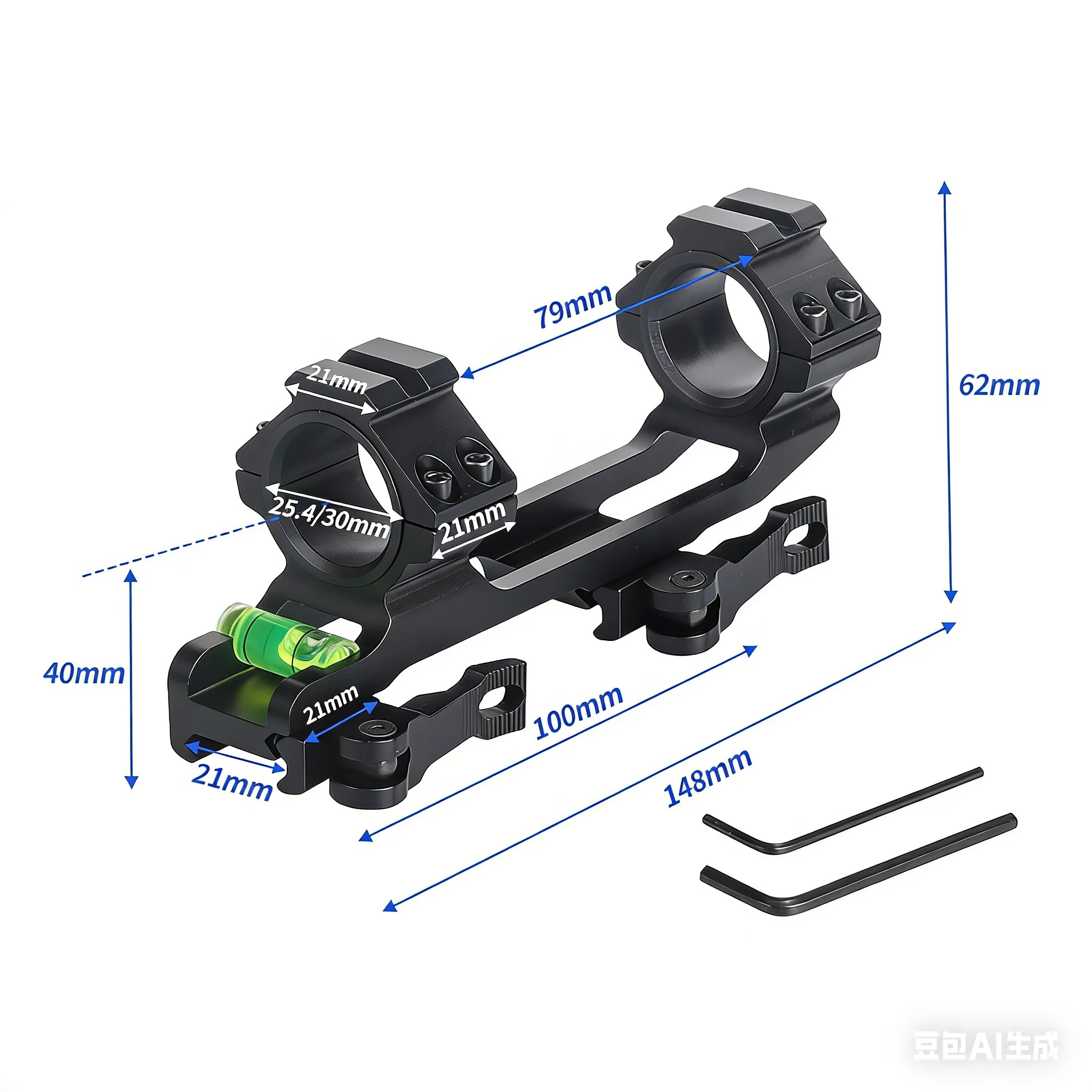 Scope Accessories 25.4 30mm Level Gauge Quick Release Clamp  Aiming Lens Clamp Bracket Clamp