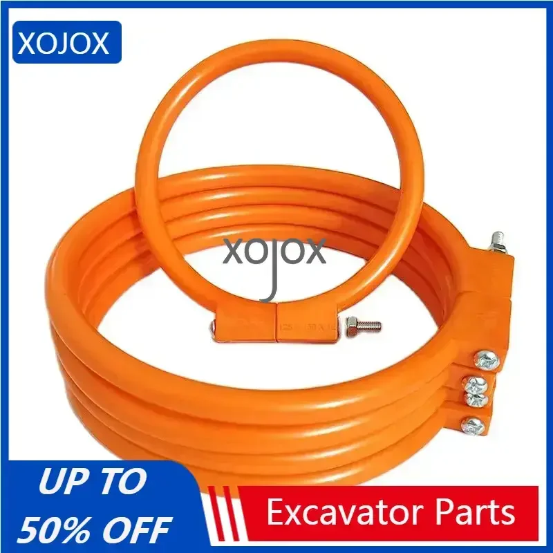 XOJOX For Komatsu Excavator Bucket Shaft Dust O-ring Bucket Pin Horse Head Butter Seal Ring Wear Rubber Dust Excavator Supplies