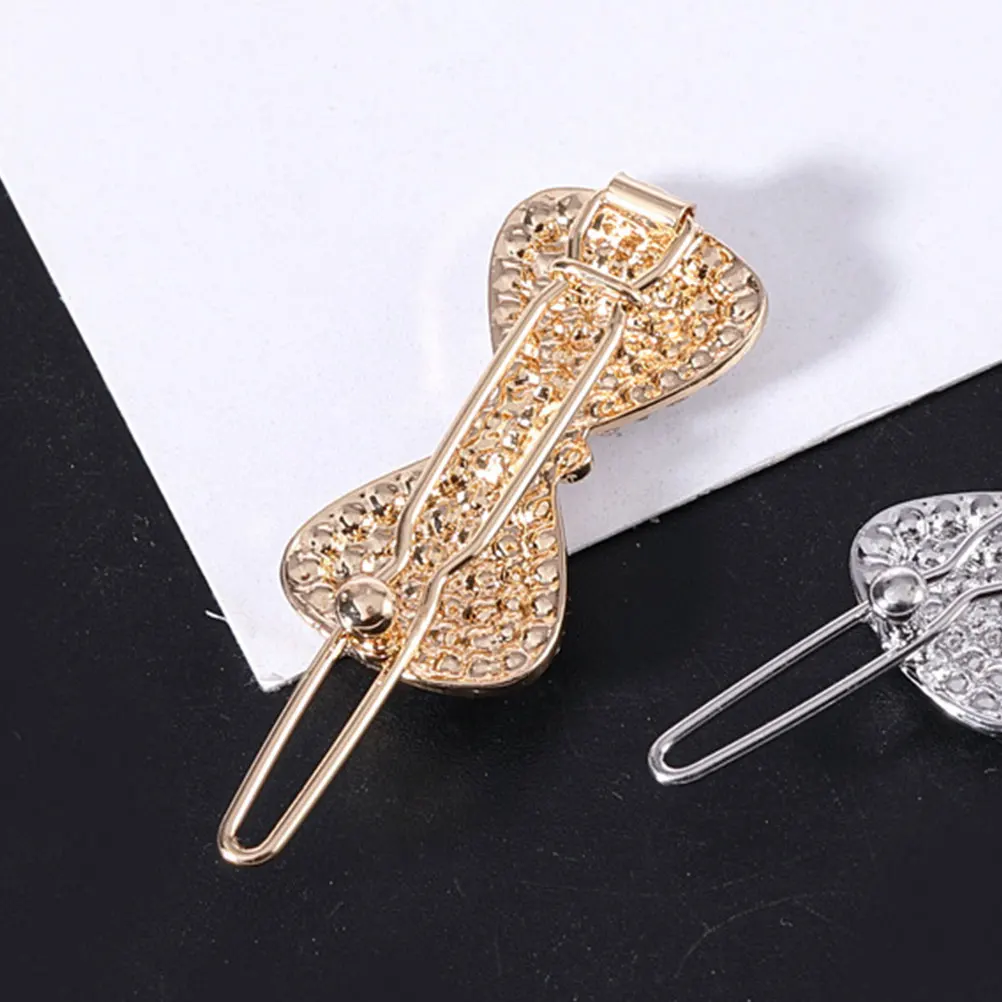 

2 Pcs Bow Clips Full Diamond Alloy Sparkly Hair Accessories for Women Teens Girls Hair Decorations Butterfly Bows