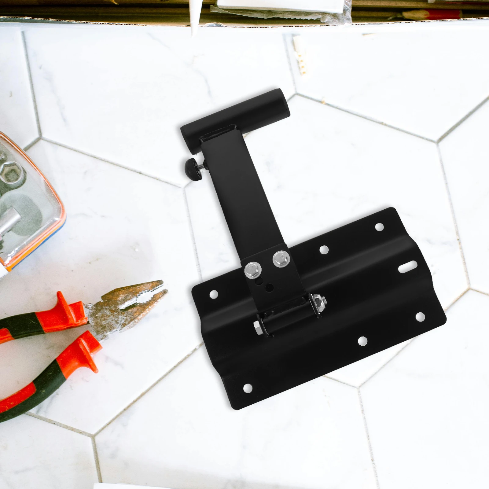 

Heavy Duty Iron Speaker Mount Bracket Adjustable Wall Ceiling Support Shelf For Ktv Stage Club Bar Up To 35Kg Dual Installation