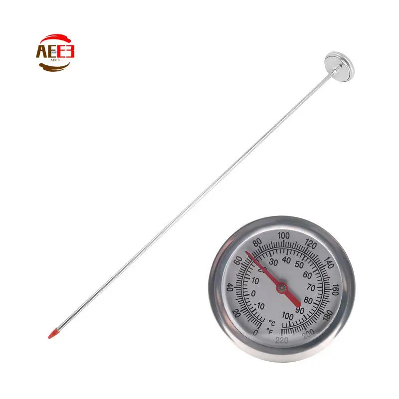 

AEE3-термометр для компостной почвы с длинным стержнем — быстрый отклик из нержавеющей стали, 20 дюймов — измерительный зонд — Фаренгейт и Цельсия