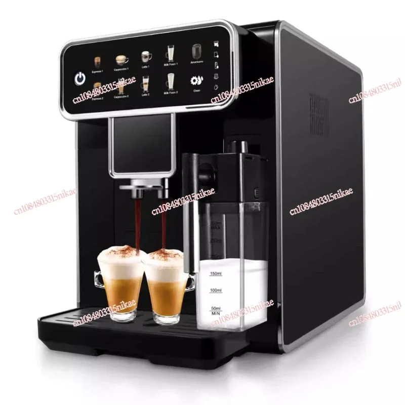 Commercial fully automatic smart coffee machine Espresso cappuccino latte maker with milk jug