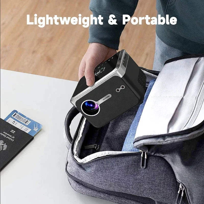 In stock OEM 4k Support Eye Protection Portable Dual Hi-Fi Speakers 5G WiFi Movie Projector Home Cinema Indoor/Outdoor